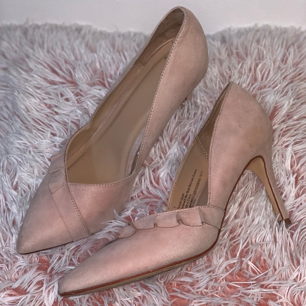 Velvet Pink Heels